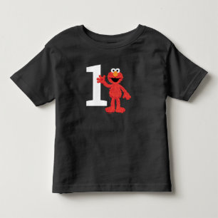 Enkel Elmo 1:a födelsedag T Shirt