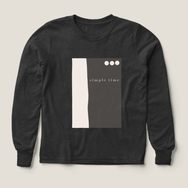 enkel enfaldig unisex sweatshirt  t shirt (Design framsida)