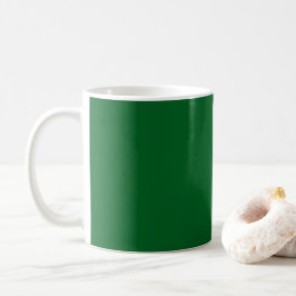 Enkel enfärgad kaffemug kaffemugg