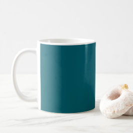Enkel enfärgad kaffemug kaffemugg