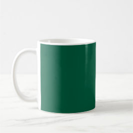 Enkel enfärgad kaffemugg