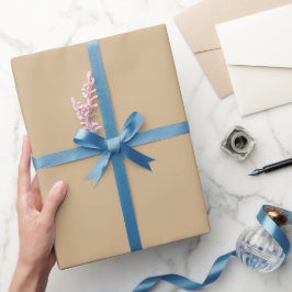 Enkel enfärgad tan nyans presentpapper