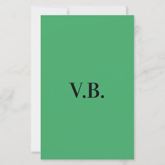 Enkel enfärgad text monogram