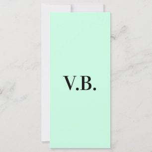 Enkel enfärgad text monogram
