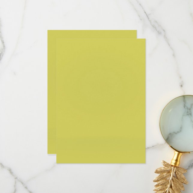 Enkel enfärgad vigsel tack-kort tack kort (Fram/Back In Situ)