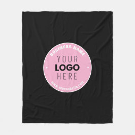 Enkel ersättning av Logotyp och redigerbar text |  Fleecefilt