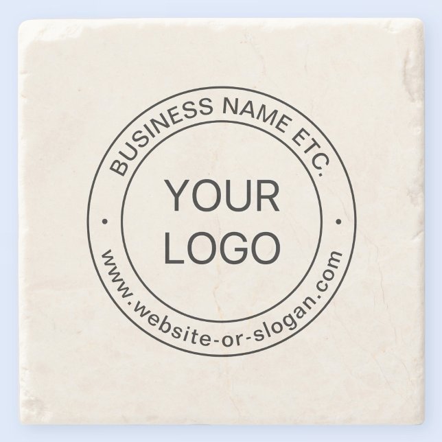 Enkel ersättning av Logotyp och redigerbar text |  Stenunderlägg (Skapare uppladdad)