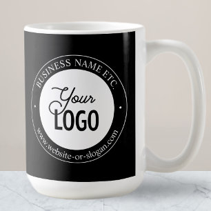Enkel ersättning av Logotyper och Anpassade Svar Kaffemugg