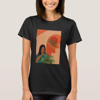 enkel, estetisk växtdam, mamma t shirt