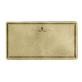 Enkel etikett för arkeologi fraktsedel