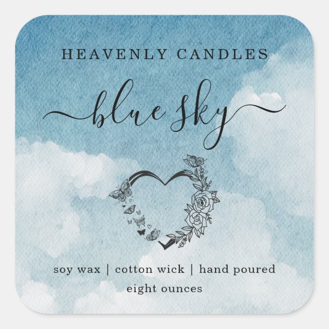 Enkel etikett - FULLT EDITABLE-etiketter (Framsida)