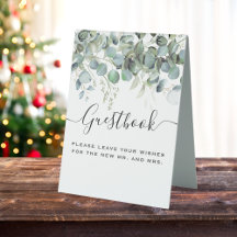 Enkel Eucalyptus Greenery-Bröllopsfest