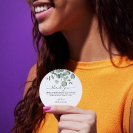 Enkel Eucalyptus Greenery-Bröllopsfest Gåvor Etiketter