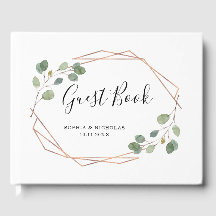 Enkel eukalyptus Greenery | Geometrisk Ro Guld