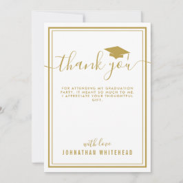 Enkel examensbild tack kort