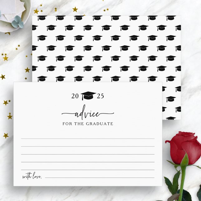 Enkel examensrådkort tilläggskort (Simple Graduate Advice Card by Painted Paperie
)