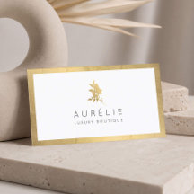 Enkel Falsk Guld Blommig Lyxig Boutique