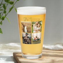 Enkel familjefotocollage