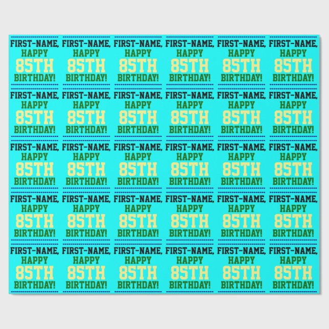 Enkel, färglös 85:e födelsedagskalans Papper Presentpapper (Platt)