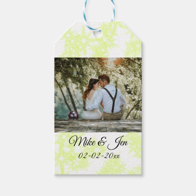 enkel, färglös minimal SPARA för fotoGNISTRA DAT Presentetikett (Framsidan)