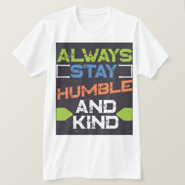 Enkel Färgrik  T Shirt (Design framsida)