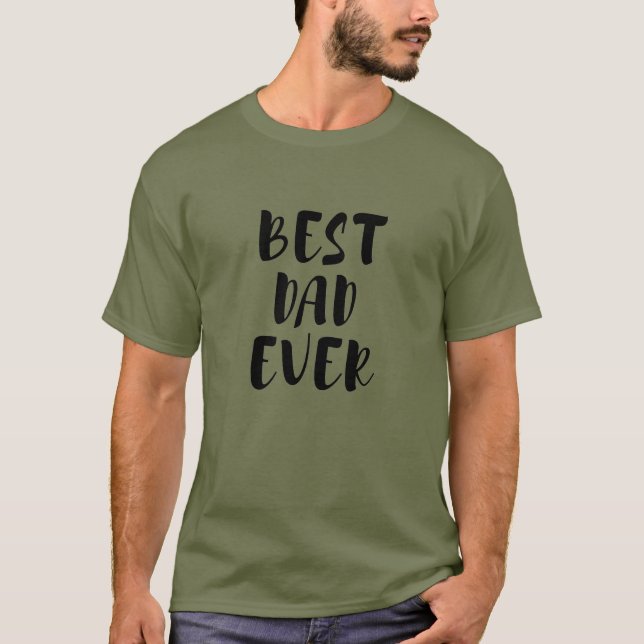 Enkel Fars dag Tillfälle T-Shirt (Framsida)