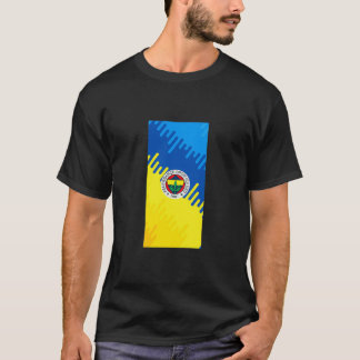 Enkel FENERBAHCE-design T Shirt