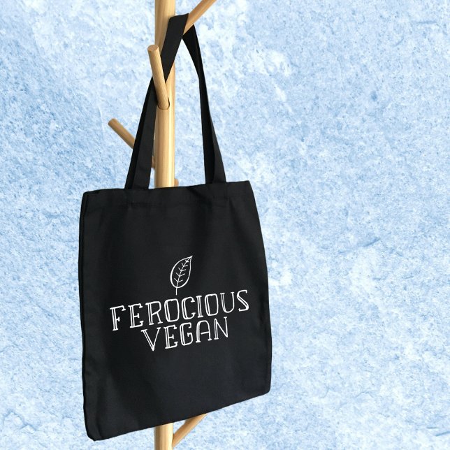 Enkel Ferocious Vegan, minimalist Tygkasse (Skapare uppladdad)