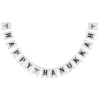 Enkel festival för Ljus Menorah Hanukkah Vimplar