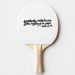 Enkel fet Faith-inspirationsoffert Pingisracket