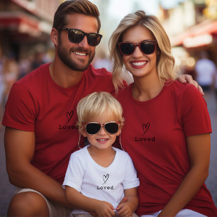 Enkel fickhjärna och anpassningsbar av text Valent T Shirt