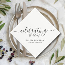 Enkel firande av liv elegant skript begravning