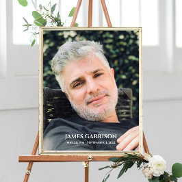 Enkel firande av livet med foto-souvenir poster
