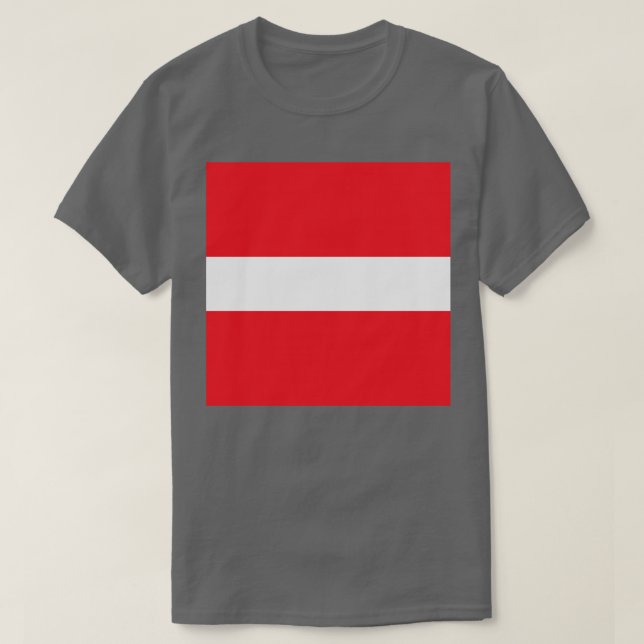 Enkel Flagga i Österrike T Shirt (Design framsida)