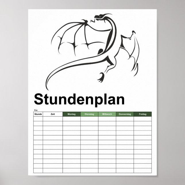 Enkel flygande drake poster (Framsidan)