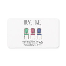 Enkel flyttanmälan Färgglad Minimalistisk