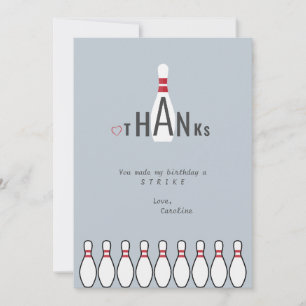 Enkel Födelsedagsfest för åldersklass med blått Bo Tack Kort