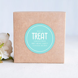 Enkel födelsedagskalkering Behandla favoritsthimis Runt Klistermärke