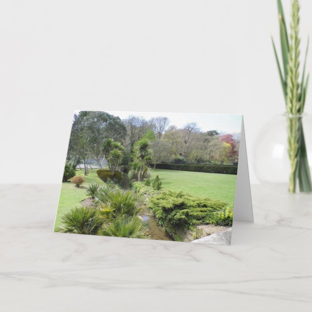 Enkel födelsedagskort med naturtema kort (Framsida)