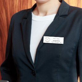 Enkel företagsalternativ för Hotel-jobb i Logotyp Namnbricka