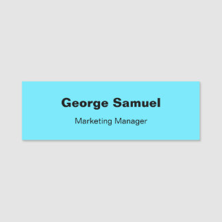 Enkel företagsanställd i klassiskt Namn bricka Namnbricka