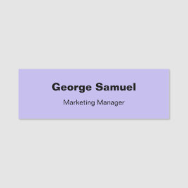 Enkel företagsanställd i klassiskt Namn bricka Namnbricka