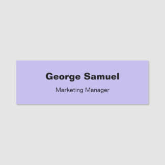 Enkel företagsanställd i klassiskt Namn bricka Namnbricka