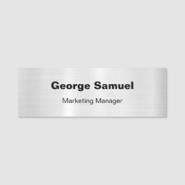 Enkel företagsanställd i klassiskt Namn bricka Namnbricka