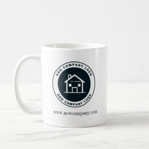 Enkel företagsintern Anpassningsbar för Logotyp Kaffemugg