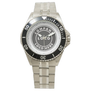 Enkel företagslogotyp personal present armbandsur
