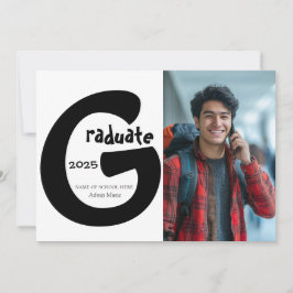 Enkel förklaring och elegant studenten inbjudningar