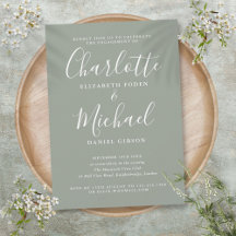 Enkel Förlovningsfest för Namnteckning skriptväxli