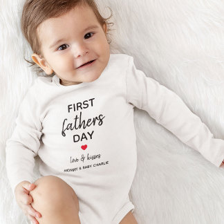 Enkel första fars dag | Pappa T Shirt