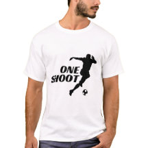 Enkel fotbollssilhuett T-shirt